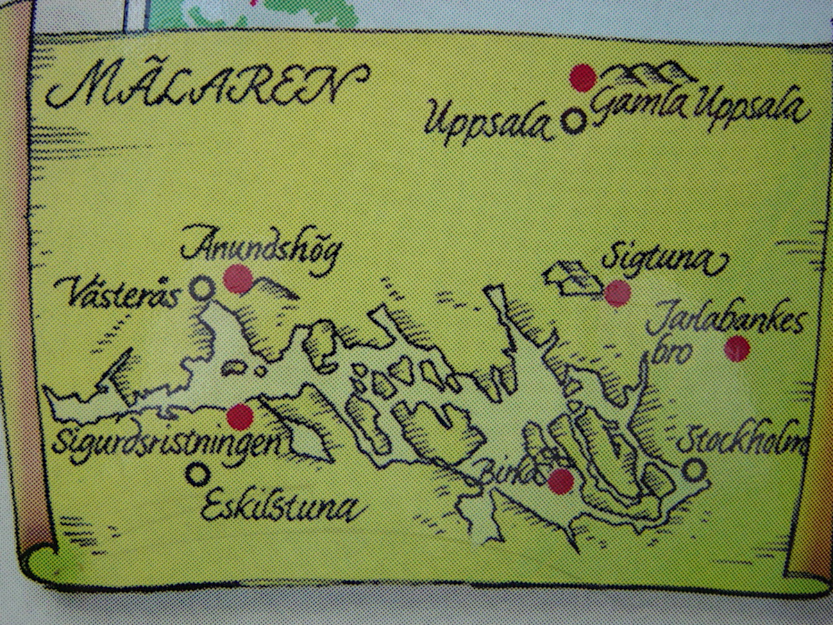 Map of Viking routes