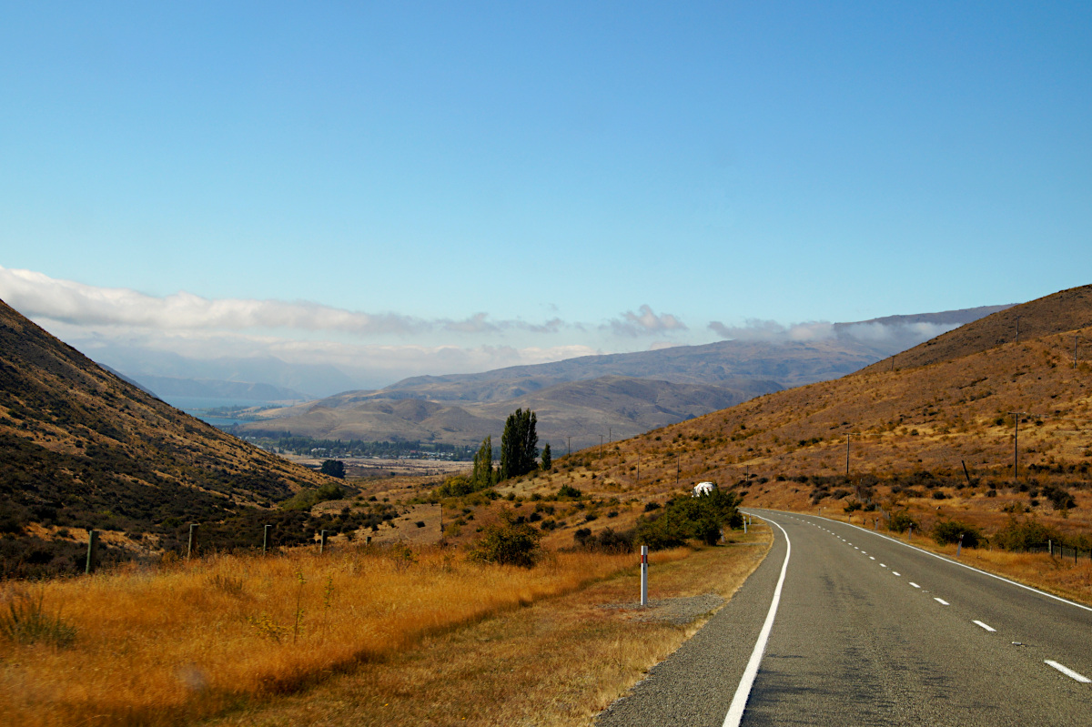 The road to Dunedin