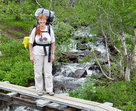 Crossing a little stream