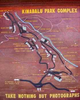 Map Kinabalu Park Complex