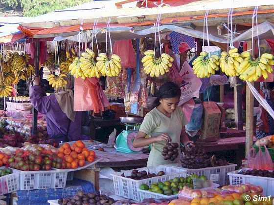 The market at Kundasang