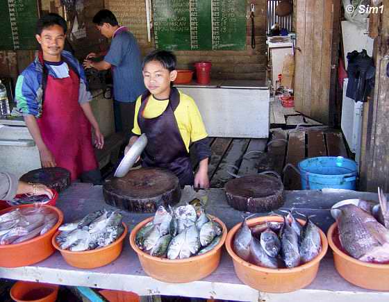 Selling fish