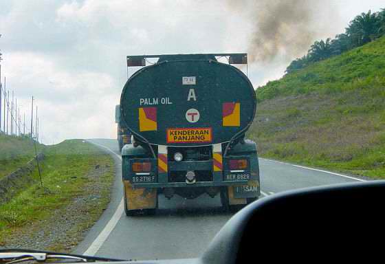 Palmoil truck