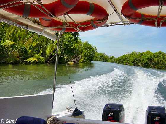 Racing towards Libaran Island