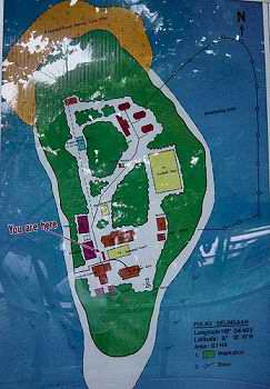 Selingan Island Map