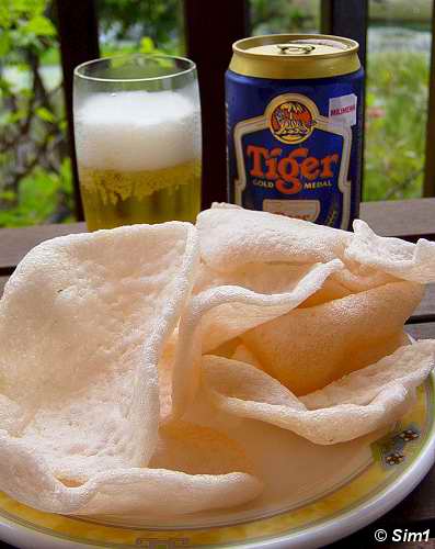  Keropok and beer