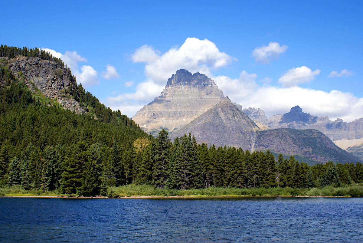 view of Mount Wilbur, Glacier National Park