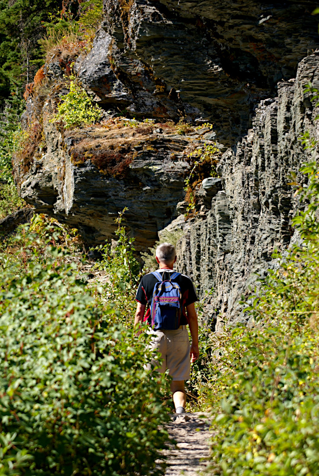 Hike towards Grinnell Lake, Glacier National Park