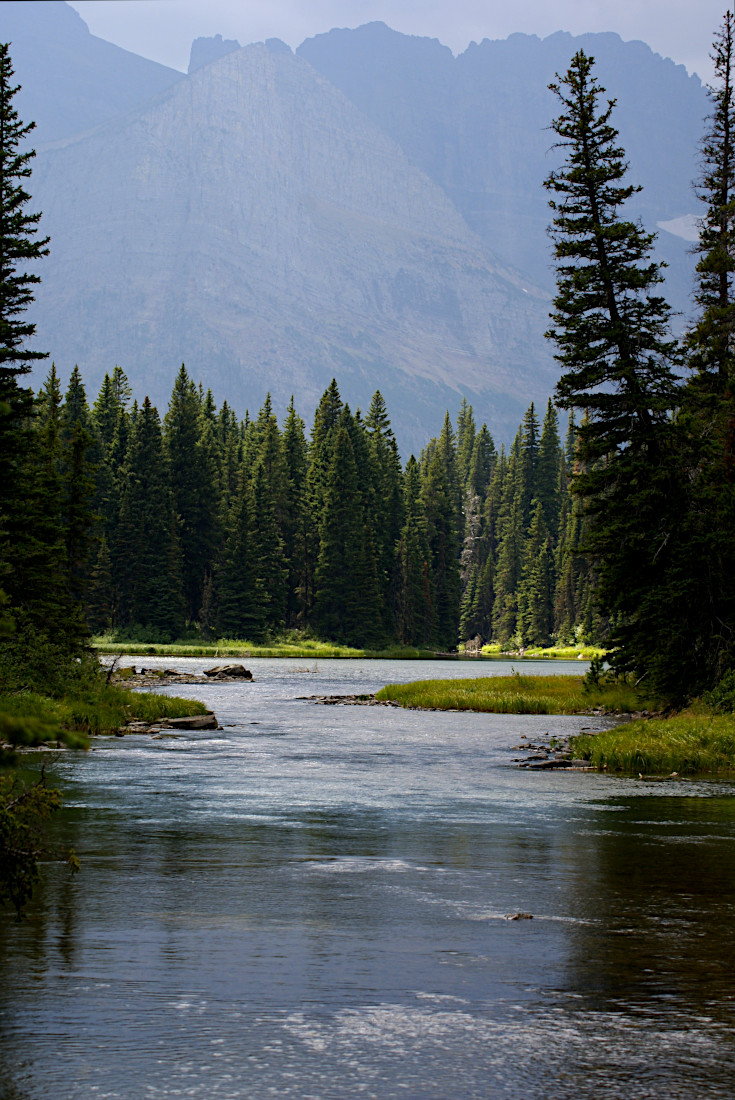 Hike towards Grinnell Lake, Glacier National Park