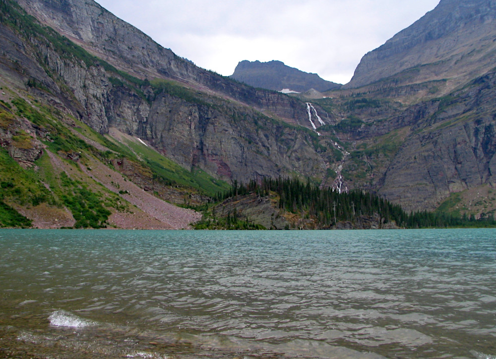 View over Grinnell Lake, Glacier National Park