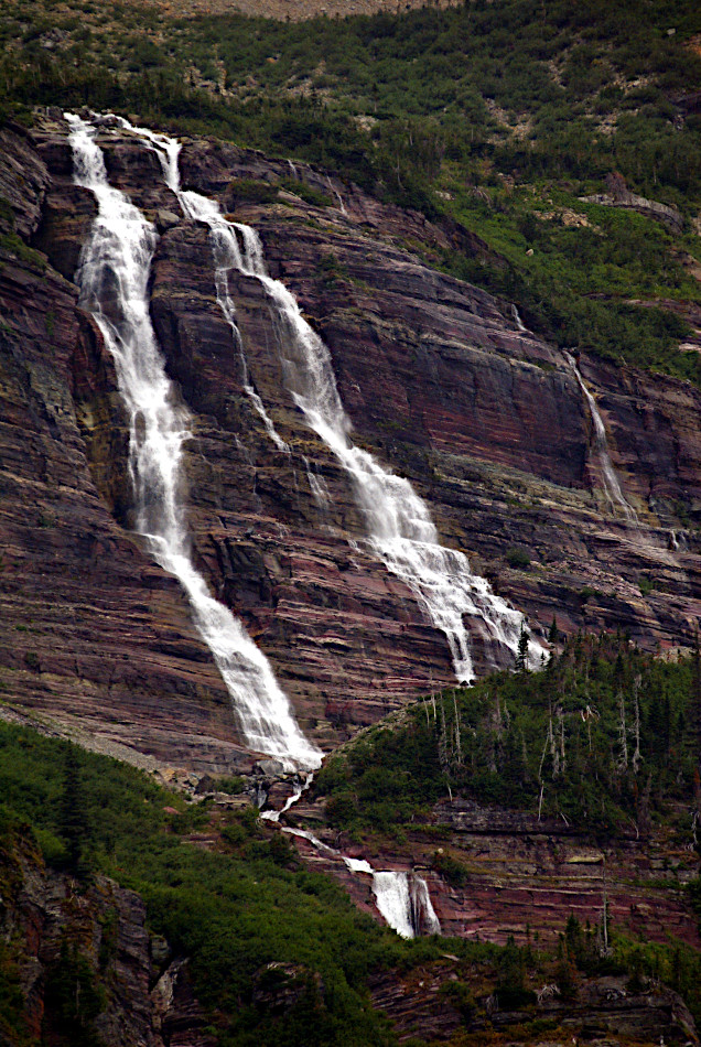 The Grinnell Falls, Glacier National Park