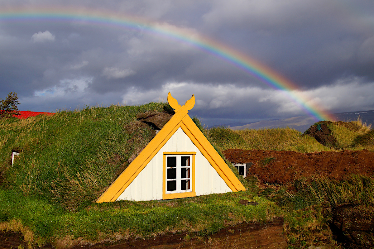 Peat wall, Glaumbær