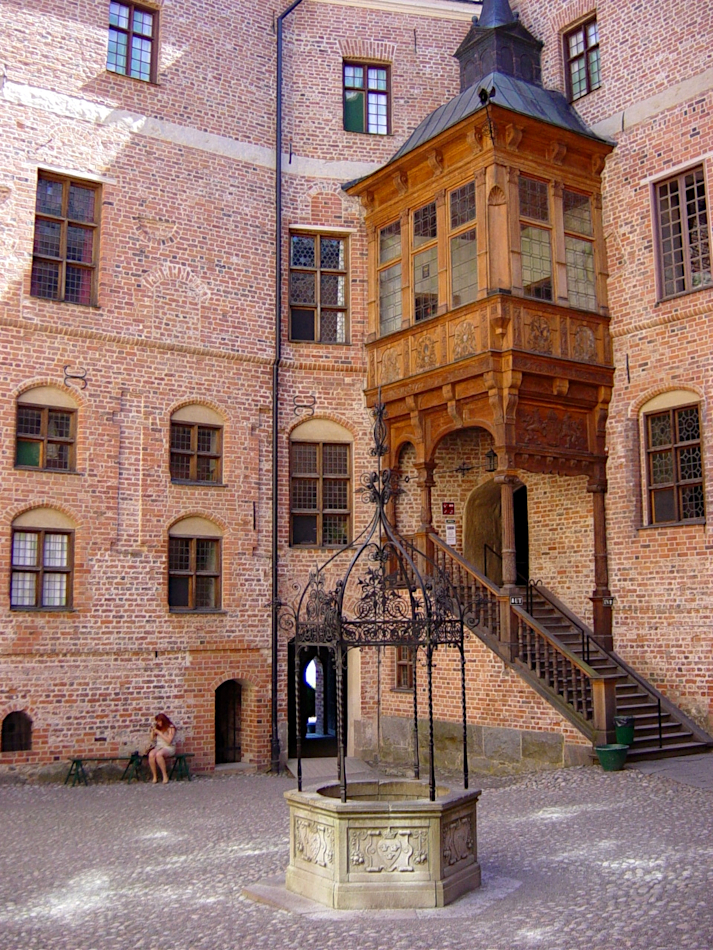 The courtyard Gripsholm castle