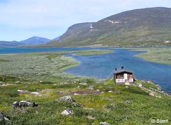 The sauna at Alesjaure