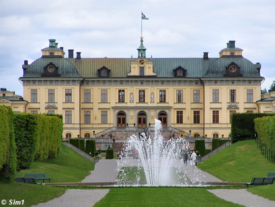 Drottningholm castle in Stockholm