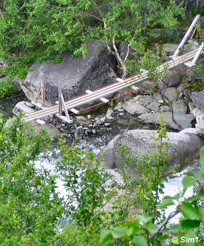 Hanging bridge