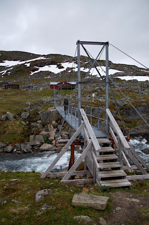 The Suspension Bridge over the Gátterjohka