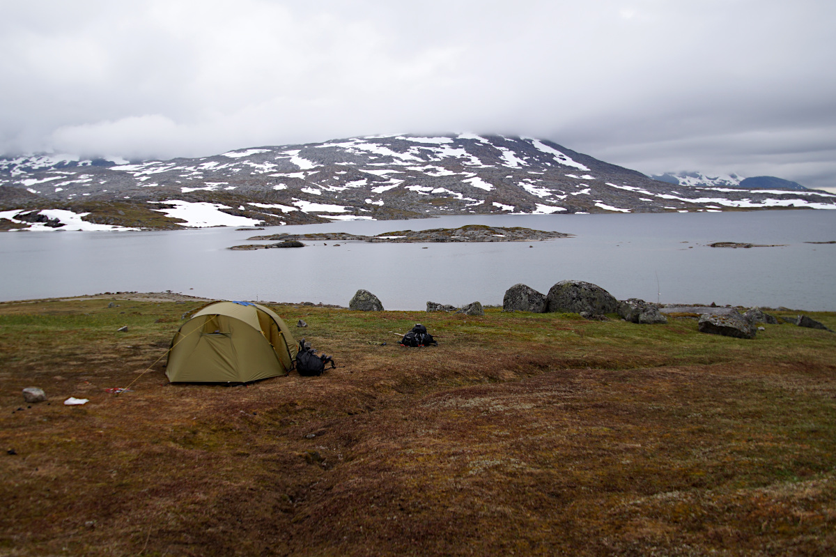 view from the tent