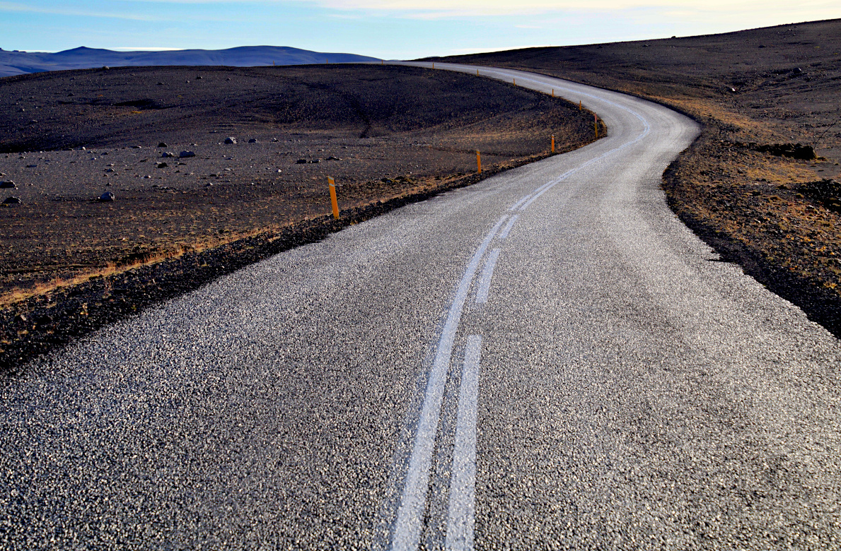 The road to Landmannalaugar