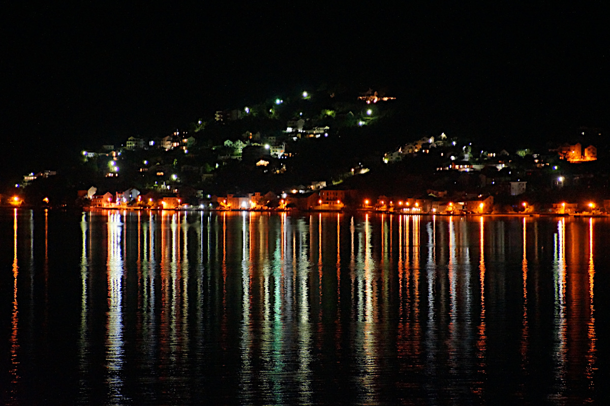 Perast in the evening