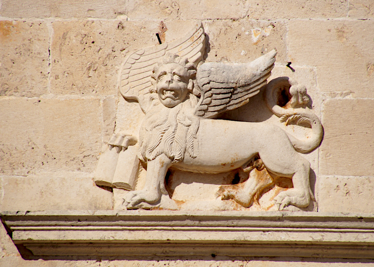 Winged lion of St. Mark's, Perast