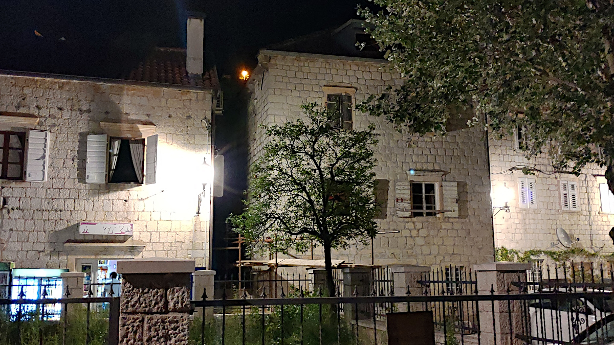 Perast in the evening