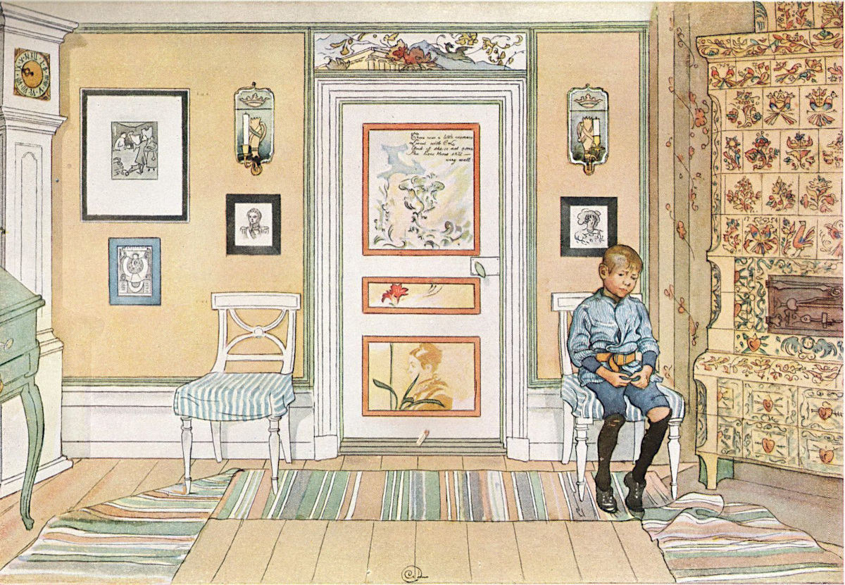 Painting Skamvrån by Carl Larsson