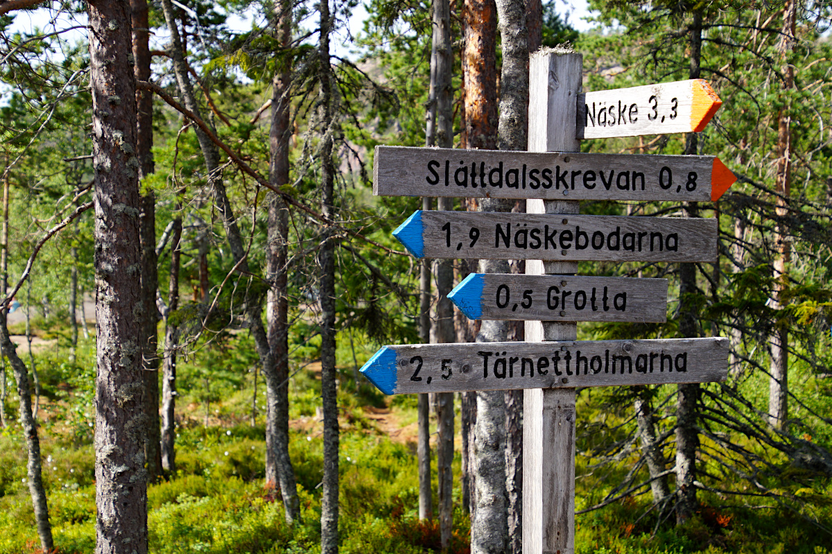 Slåttdalsskrevan, Skuleskogen