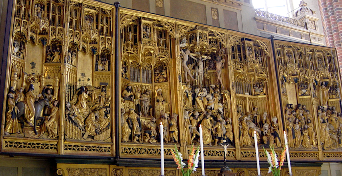 The high altar from 1490