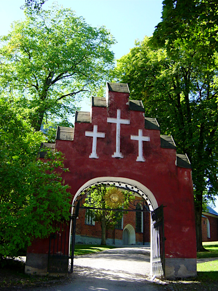 The gates to the Cathedral