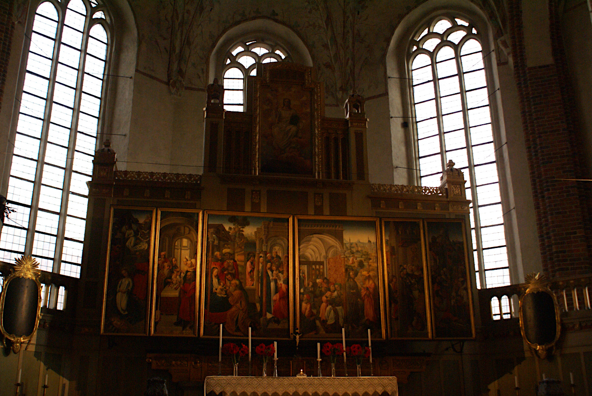 The high altar from 1490