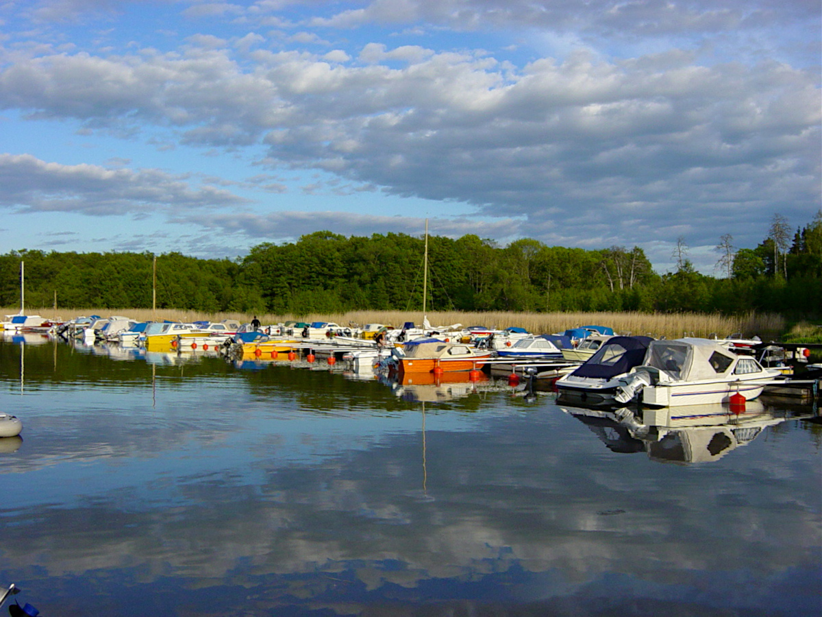 the marina of Sundbyholm