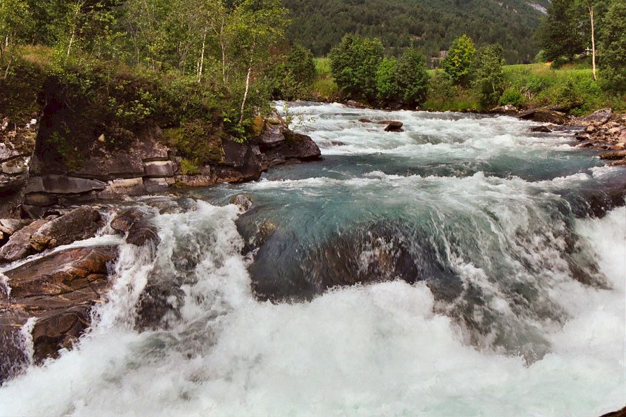 Waterfall close to Heggen