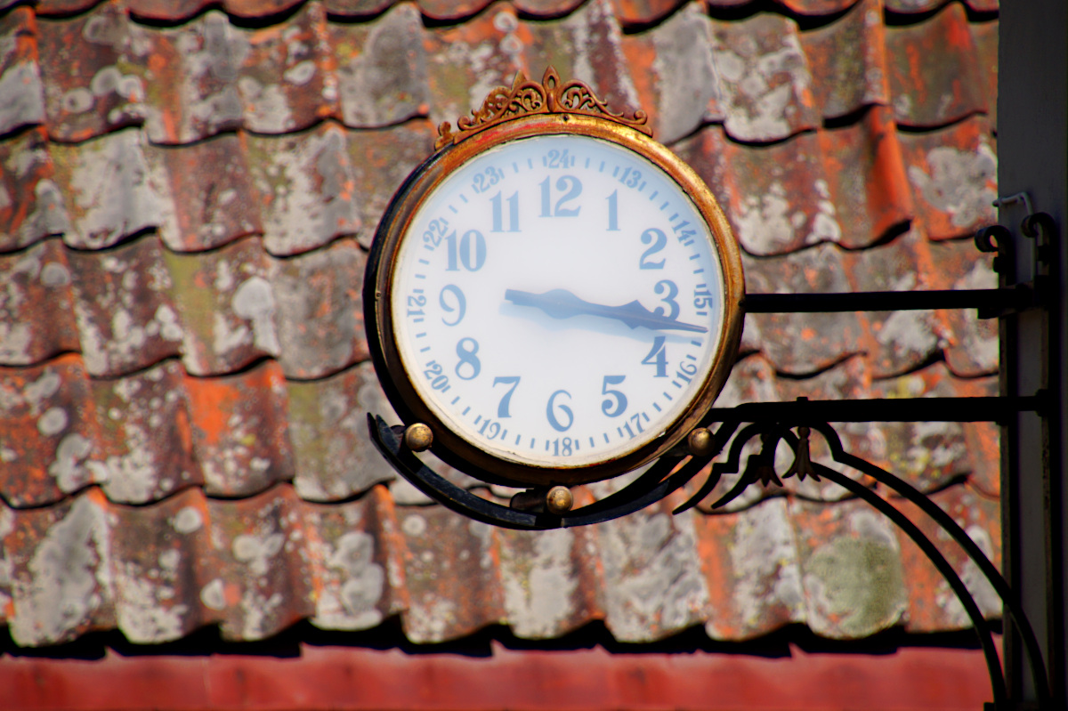 Clock at the Vallby Open Air museum