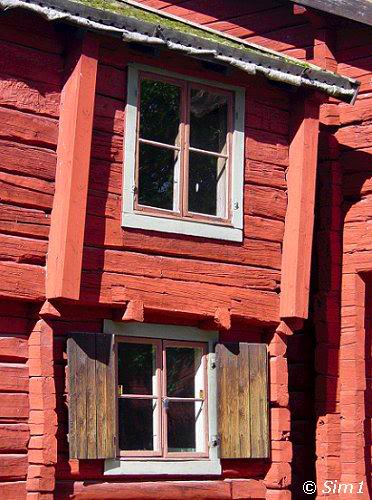 Detail of the Cajsa Warg Hus