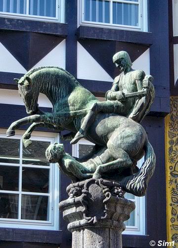 Statue on the market square